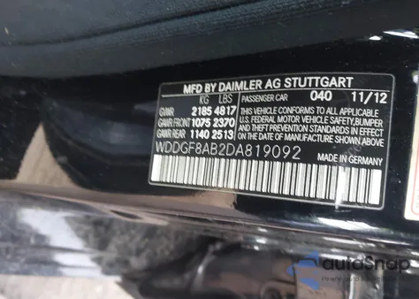 2013 Mercedes-Benz C 300 Luxury 4Matic from USA, damaged, VIN WDDGF8AB2DA819092